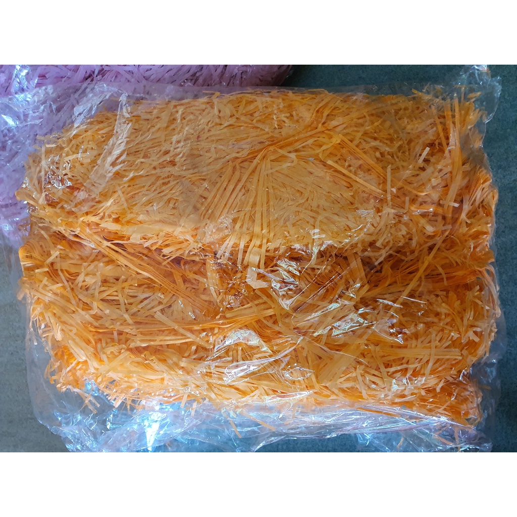 1Kg GIẤY RƠM, GIẤY RỐI TRANG TRÍ GIỎ QUÀ, HỘP QUÀ