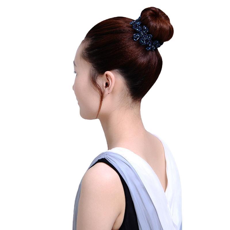 Kẹp Tóc Hình Hoa Đính Đá Phong Cách Hàn Quốc Cho Nữ