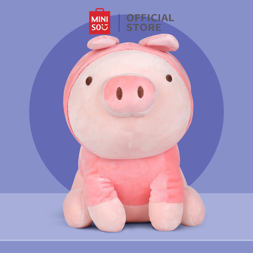 [Mã LIFECPMALL giảm 12% đơn 250K] Heo nhồi bông đáng yêu Piglet Miniso (Hồng)