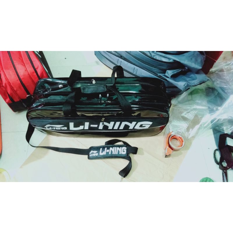 Bao vợt vuông 3 ngăn chính chất đã bóng