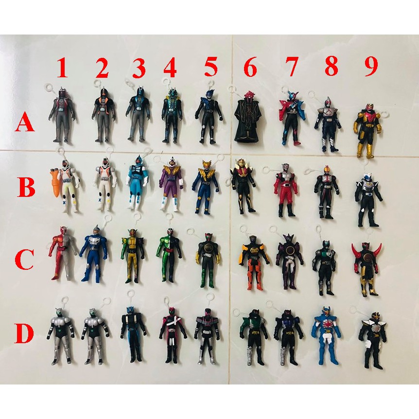 Đồ chơi Sofubi Figure Kamen Rider Candytoy các loại.