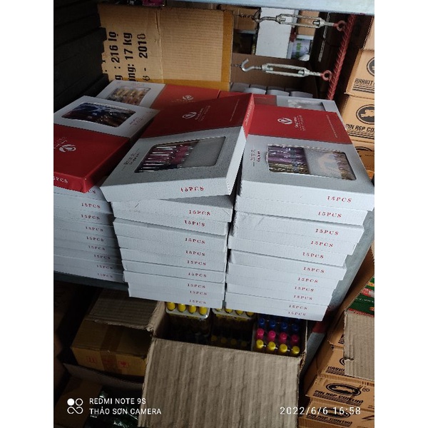 hộp 15 chiếc bút máy đầu tẩy TT