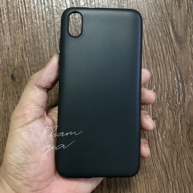 Ốp lưng Xiaomi Redmi 7a dẻo silicon màu đen (có video)