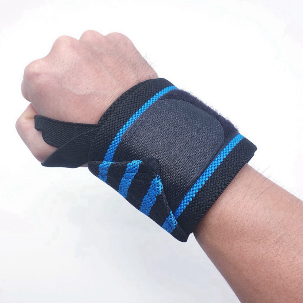 [rẻ vô địch] Đôi Dây Quấn cổ tay Wrist Wrap tập gym hỗ trợ đẩy tạ, băng quấn bảo vệ cổ tay phụ kiện tập gym [BảnTo]