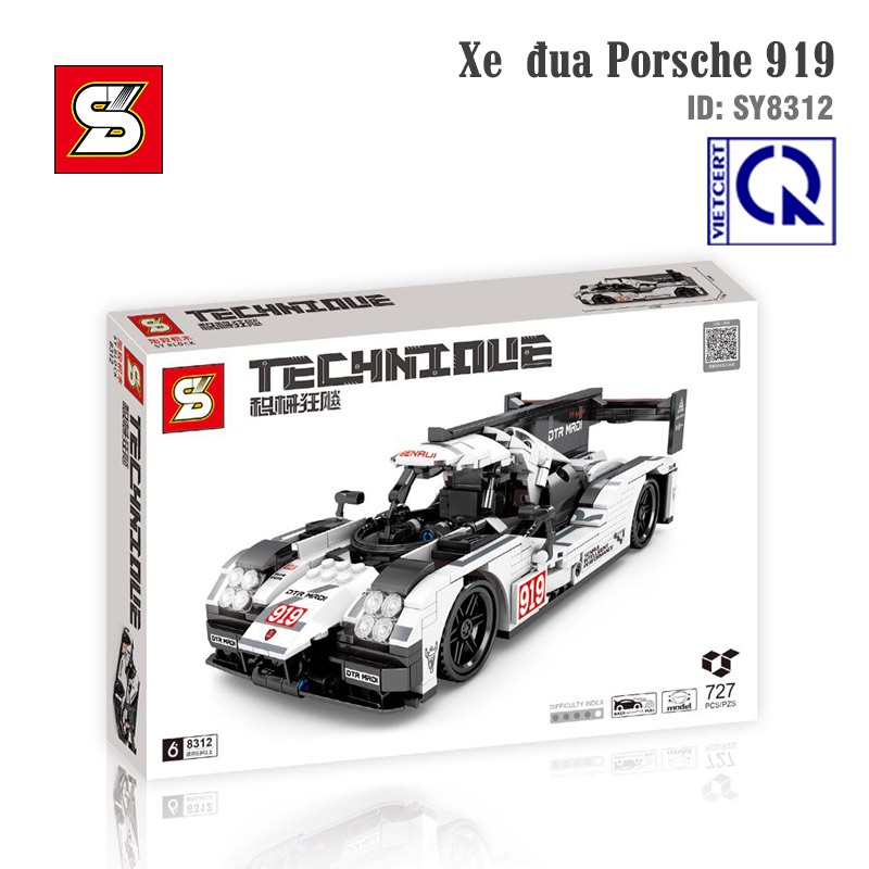 Bộ đồ chơi lắp ráp - lego lắp ghép đồ chơi mô hình Siêu xe Koenigsegg 919 chạy cót. Bảo hành 12 tháng toàn quốc