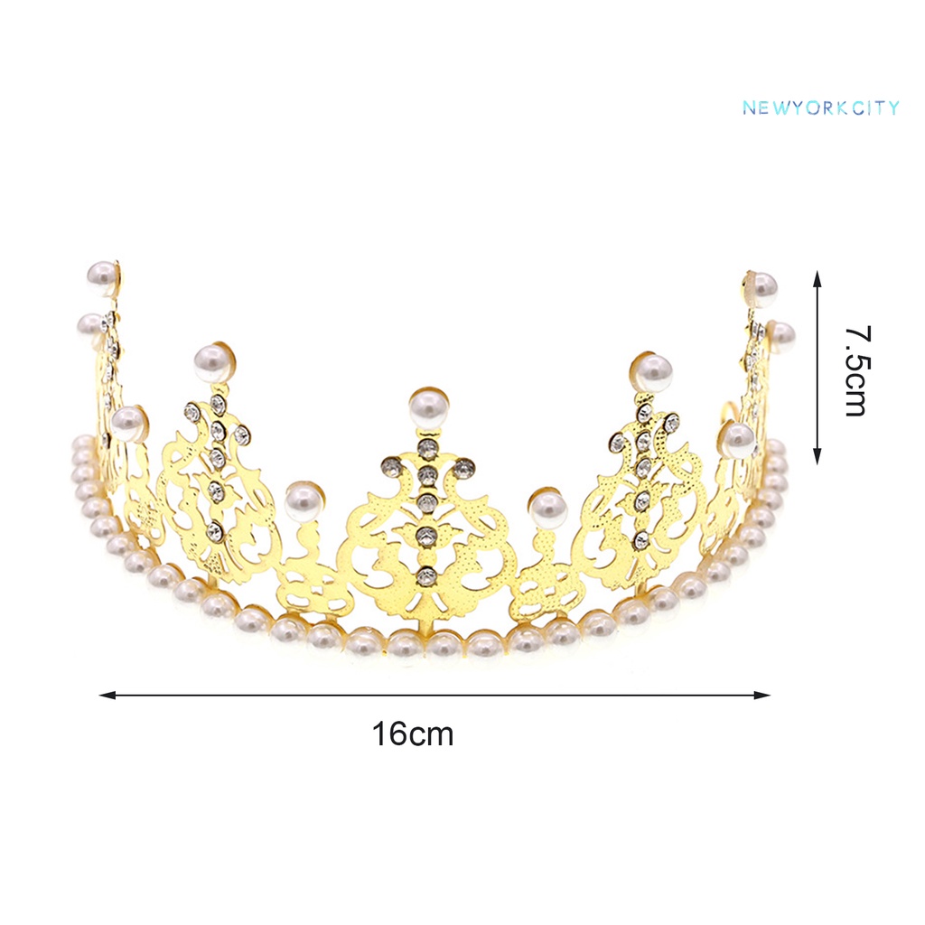 Que Cắm Trang Trí Bánh Kem Hình Vương Miện Bằng Kim Loại Mini