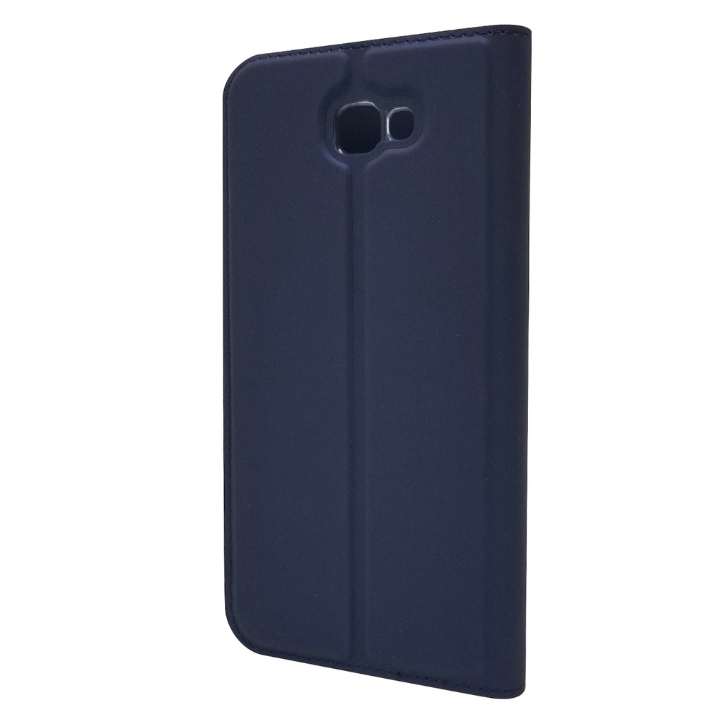 Bao da điện thoại nắp gập nam châm dạng ví có ngăn đựng thẻ kiêm giá đỡ thời trang cho Samsung J7 Prime