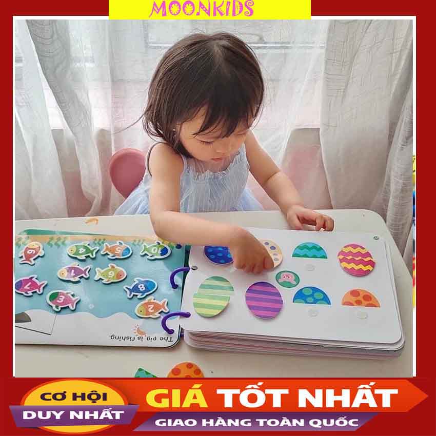 Đồ chơi Học liệu bóc dán thông minh 17 chủ đề sử dụng nhiều lần