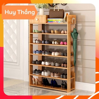 Tủ giày dép, kệ để giày dép, kệ giày gỗ 5 tầng, tủ giày gỗ 5 tầng huy thắng - kệ đa năng để bàn decor