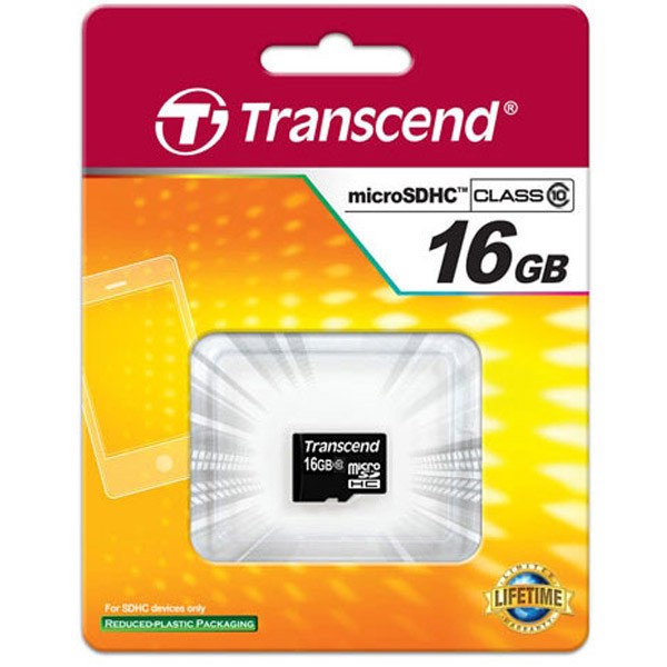 Thẻ nhớ Micro SD Transcend 16GB (Class 10)