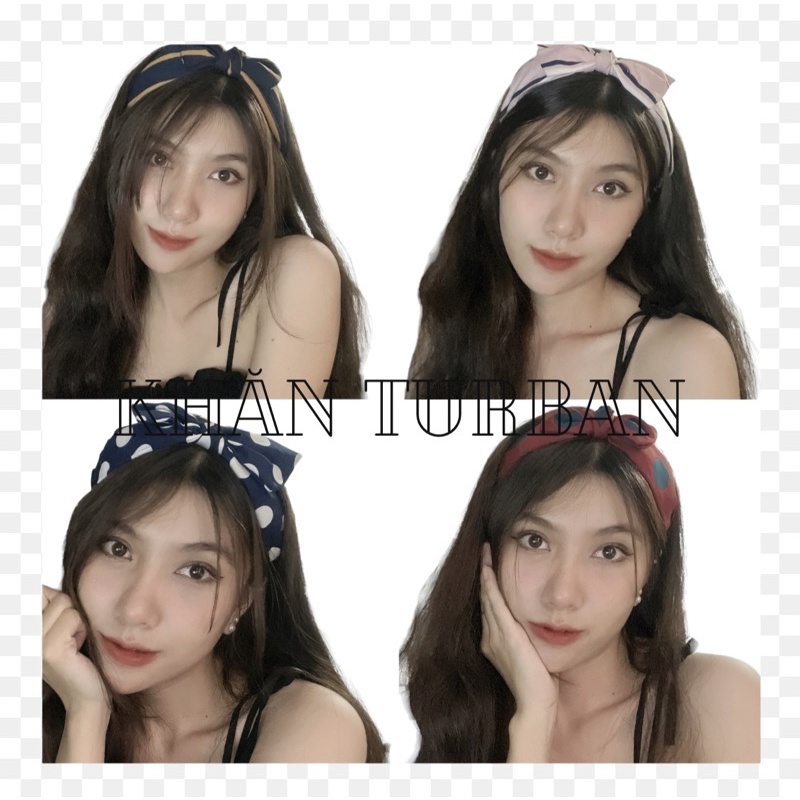 Cài tóc nơ xinh thời trang nữ dễ thương - Băng đô tóc nơ xinh