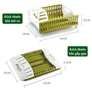 RỔ ÚP CHÉN BÁT GẤP GỌN