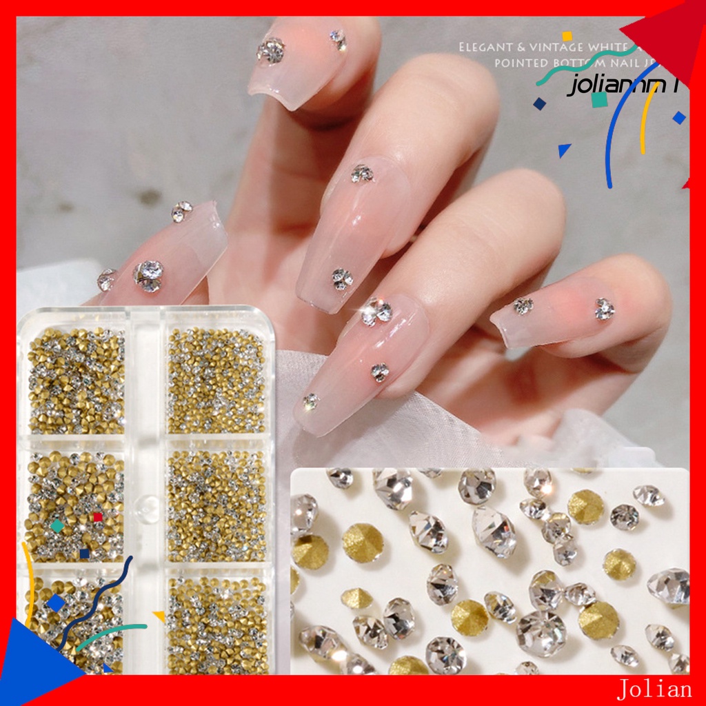 Set 1000 Hạt Đá Mini 3D Đính Trang Trí Móng Tay/Điện Thoại