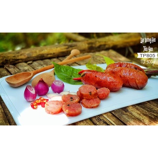 LẠP XƯỞNG HEO TIÊU ĐEN BỌC 500GR