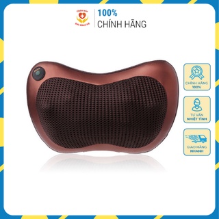 Gối Massage Hồng Ngoại, Gối Giảm Đau Cổ Vai Gáy 8 Bi [Hàng Chính Hãng]