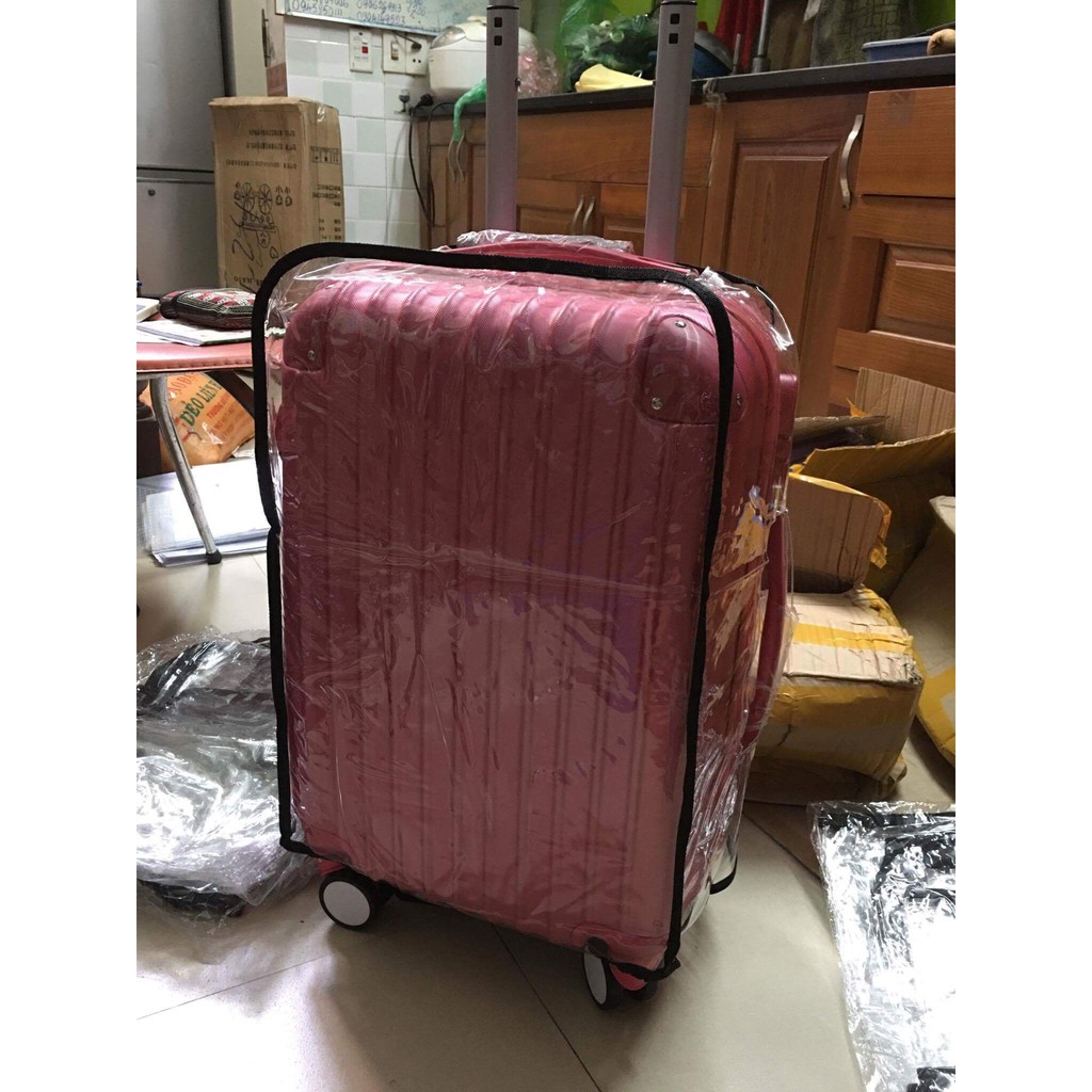 (SẴN HÀNG loại 1) Túi bọc vali trong suốt PVC bảo vệ vali chống va đập