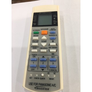 điều khiển điều hòa panasonic invetto 2c nhỏ