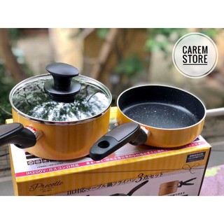 Bộ chảo nấu cháo cho bé-Hàng Nhập khẩu từ Nhật Bản