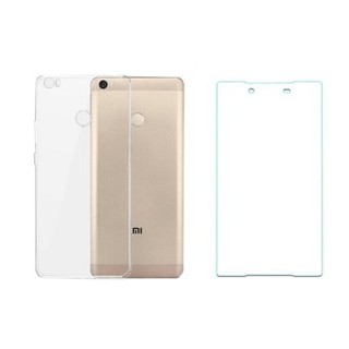 Combo ốp lưng Silicon Xiaomi Mi Max + Kính cường lực 2.5D