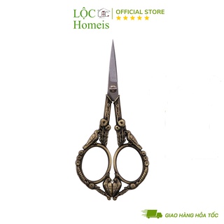 Kéo cắt chỉ đồng vintage - lộc homeis