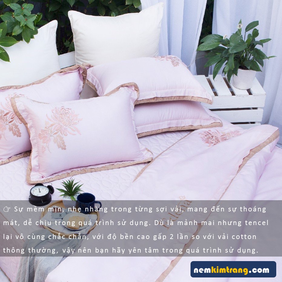 GA  Nệm Tencel Edena Mẫu 740 - CHÍNH HÃNG, CAO CẤP