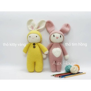 [Gấu bông an toàn cho bé] len Cotton cao cấp đạt chứng nhận EOKO-TEX Đức. AlexHouse - Album size (M) số 1