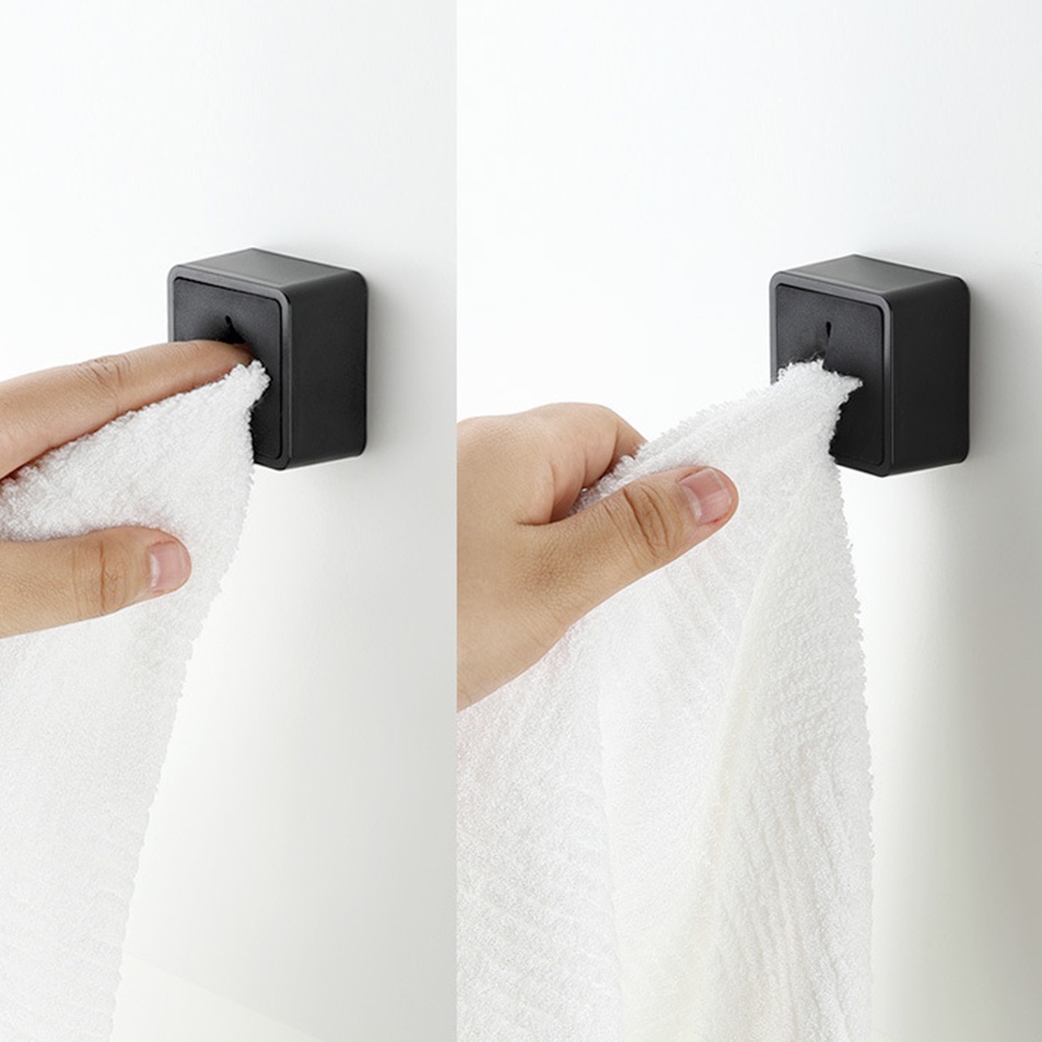 Móc treo khăn gắn tường bằng silicone thiết kế độc đáo tiện dụng cho nhà bếp/ nhà tắm