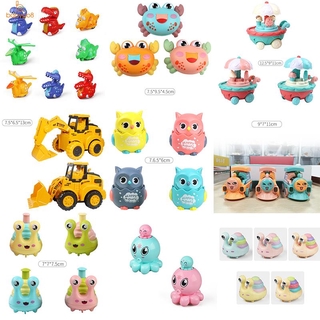 Push Slide Cars Vehicle Animal Crawling Toys for Babies & Toddlers -Random Color