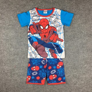 Bộ đồ siêu nhân người nhện ngắn tay cho bé trai