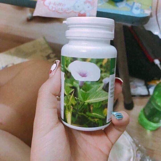 Viên uống khử mỡ giảm cân Rau Muống hộp 100 viên Thái Lan