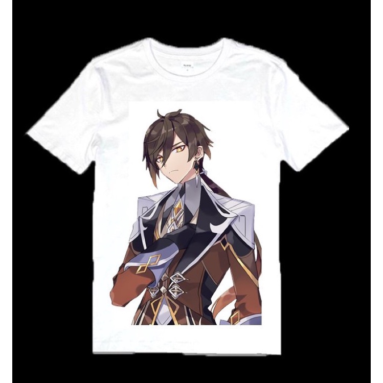 áo thun zhongli genshin impact nhiều mẫu chọn/áo in hình genshin impact zhongli