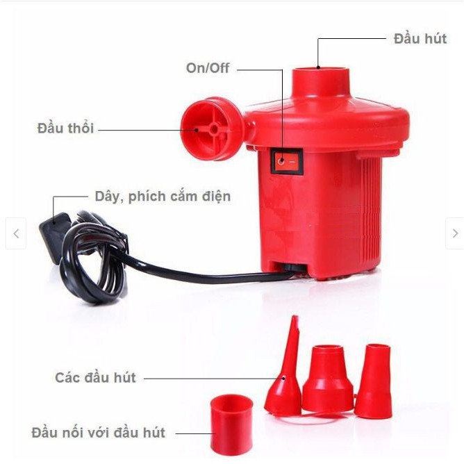 Bơm điện Mini 2 chiều Hút chân không