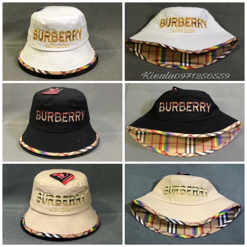 NÓN BUCKET B B R VIỀN CARO - NÓN BUCKET NAM/NỮ