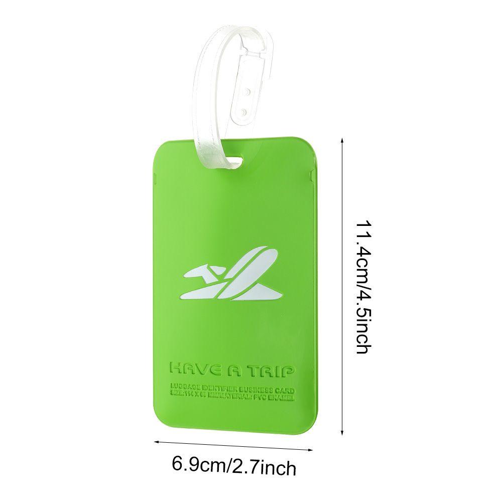 ♫DAPHNE♫ ID Suitcase Labels Address Bag Tag Baggage Labels Reusable Ropes Aeroplane Name Luggage  Tags/Multicolor