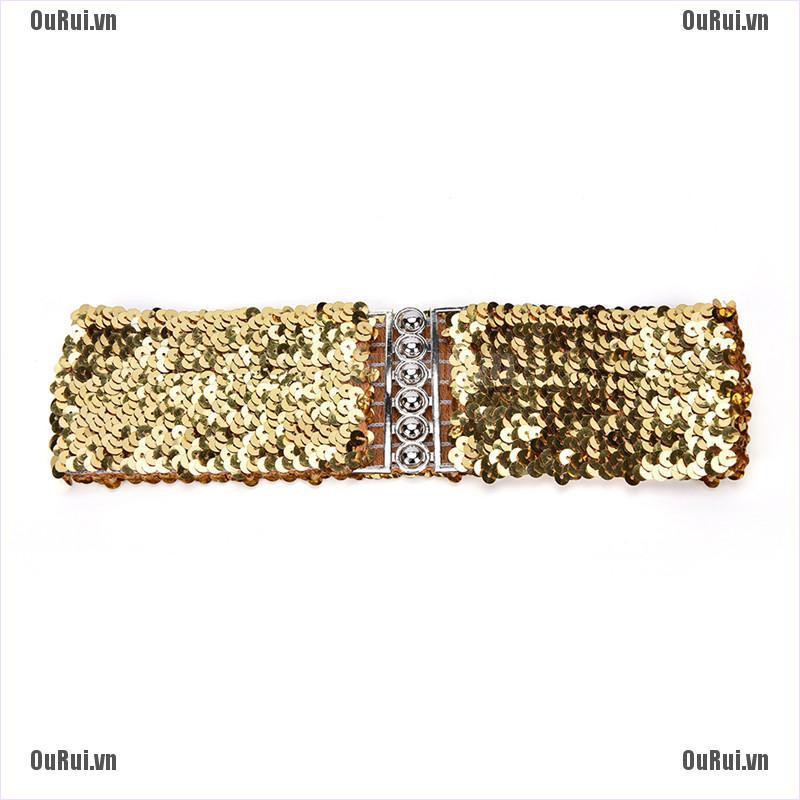 Thắt Lưng Co Giãn Phối Đinh Tán Thời Trang Dành Cho Nữ