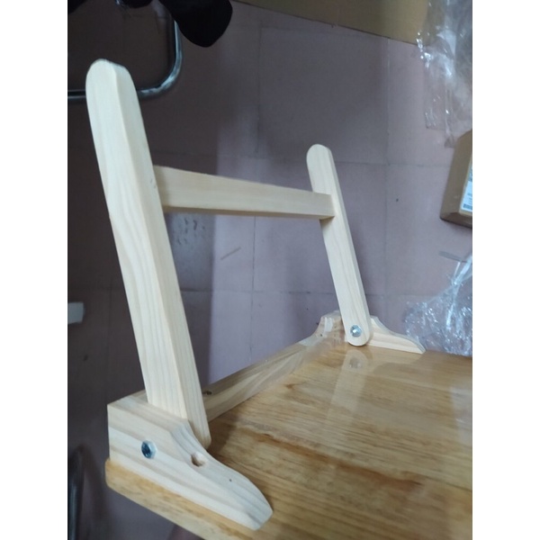 Bàn gỗ xếp gọn chân thanh chắc chắn, kích thước 40*60cm