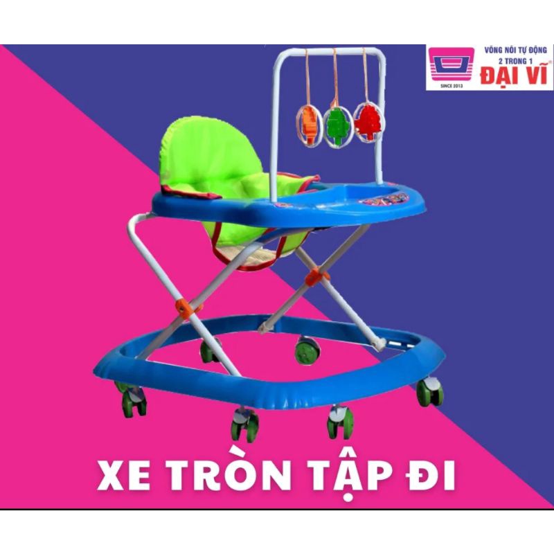 Xe tròn tập đi có nhạc Đại Vĩ xe chơi cho bé
