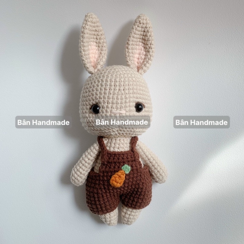 - Thỏ móc len - Váy yếm rời  - Gấu bông cho bé 🥕🥕🥕 quà sinh nhật / quà tặng may mắn 2023