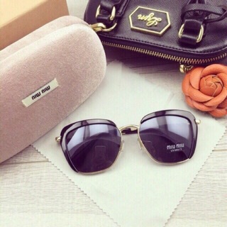 mắt Kính thời trang nữ mắt mèo miumiu gợi cảm khuôn mặt