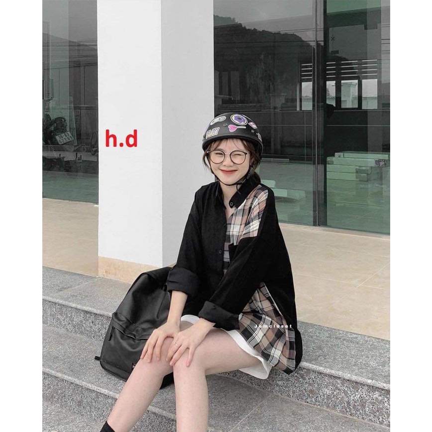 [HÀNG ĐẸP GIÁ RẺ ƯU ĐÃI LỚN] Áo sơ mi phối ngực về 2 màu hot hit (PK45-PL)