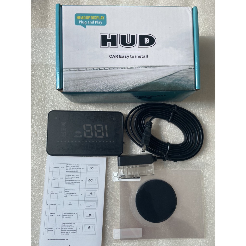 HUD A200 hiển thị kính lái