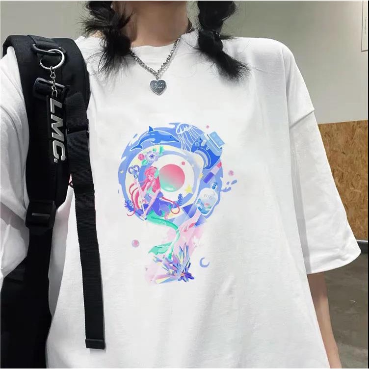 NRVP Áo Thun Nữ Cổ Tròn Ngắn Tay Thời Trang Mùa Hè Phong Cách Hàn Quốc 2022