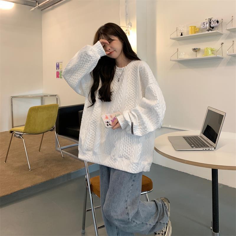 Áo Hoodie Dáng Rộng Cỡ Lớn Thời Trang Dành Cho Nữ
