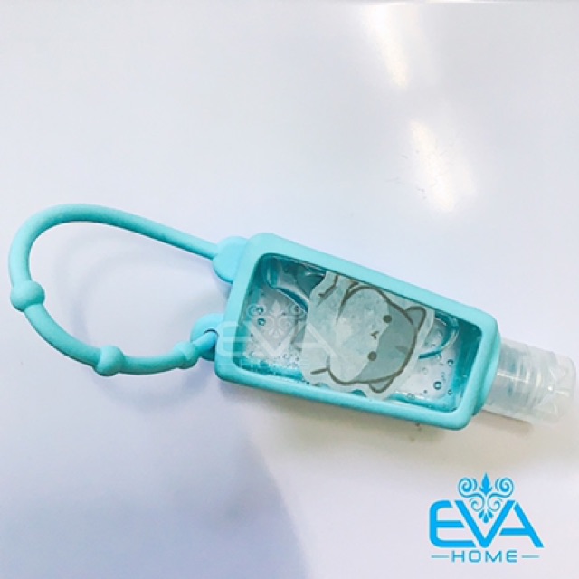 Gel Rửa Tay Khô Kháng Khuẩn 30 Ml Cute Kèm Vỏ Bọc Silicone Sắc Màu Treo Tiện Lợi