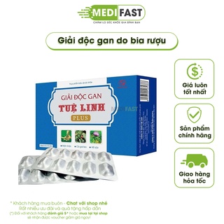 Giải độc gan Tuệ Linh Plus - hỗ trợ mát gan từ thảo dược - Hộp 30 viên