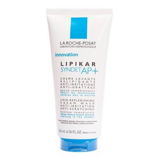 Sữa rửa mặt và tắm lipikar syndet ap+ la roche- posay-