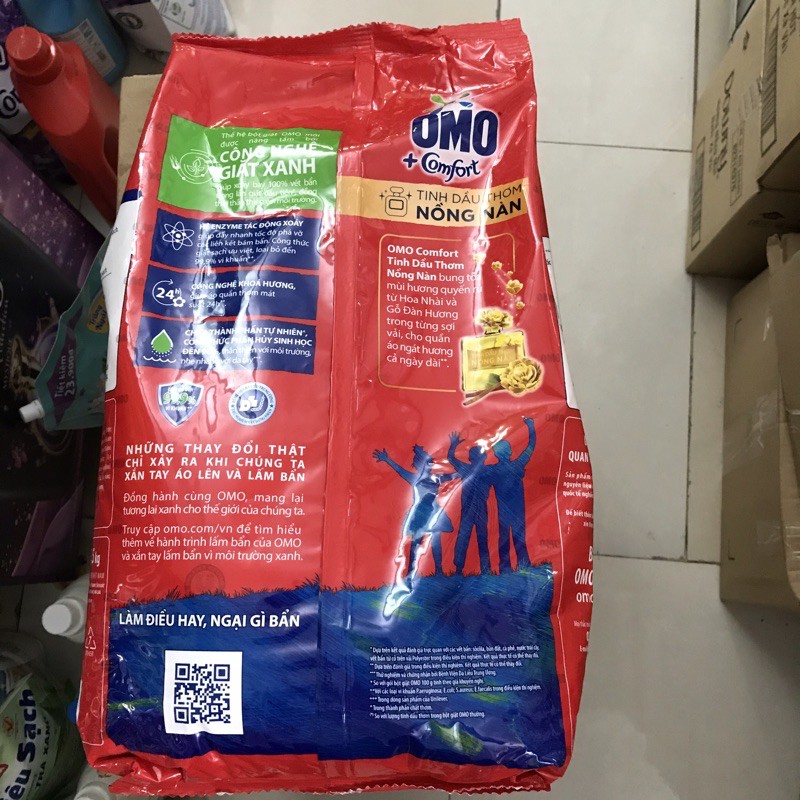 BỘT GIẶC TAY OMO COMFORT 5,5kg