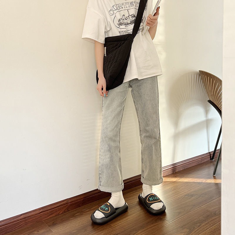 Dép cao su đế bánh mì quai ngang Nice Ulzzang siêu xinh Flower D08 - Nguyentrang239