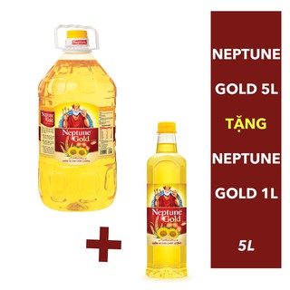 [CHỈ GIAO Ở HÀ NỘI] Combo Dầu ăn Neptune Gold 5L+1L