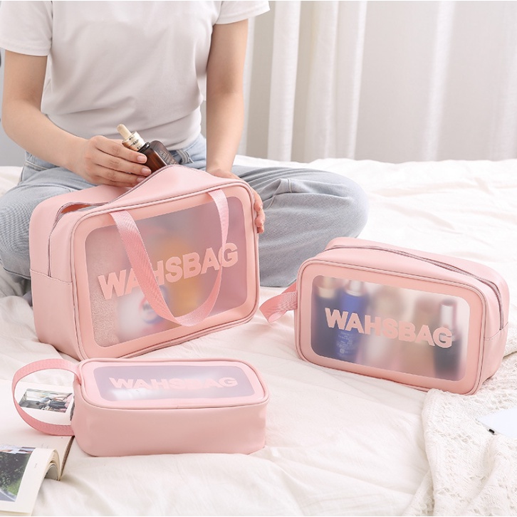 Túi đựng mỹ phẩm đồ du lịch WASHBAG phong cách Vintage
